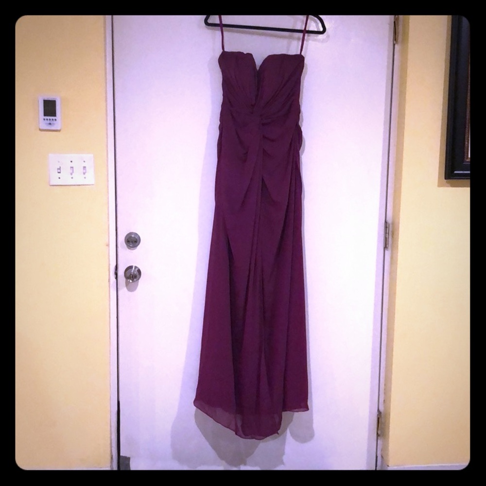 Purple bridesmaid dress